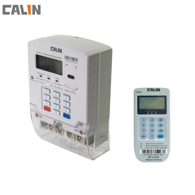 Single-Phase Split-Type Prepayment Energy Meter