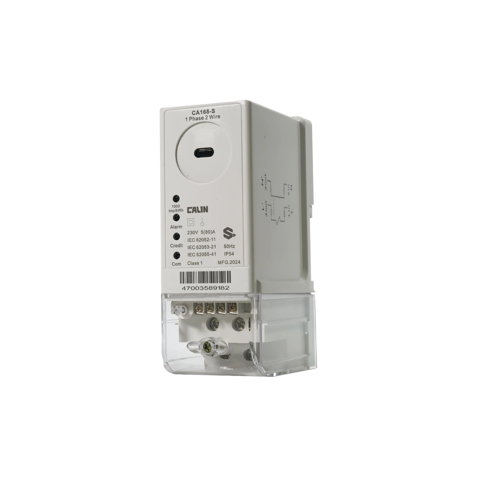 Single Phase Din Rail Energy Meter